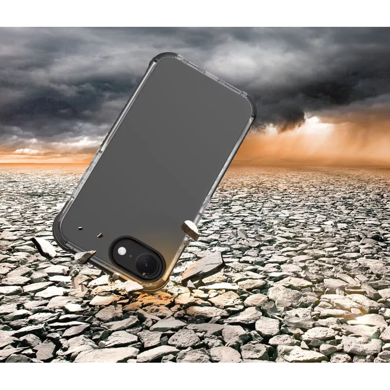 Cellularline Tetra Force Strong Guard - etui do iPhone 16e, ultraochronne, elastyczne, przeciwwstrząsowe z wbudowaną technologią antybakteryjną Microban®