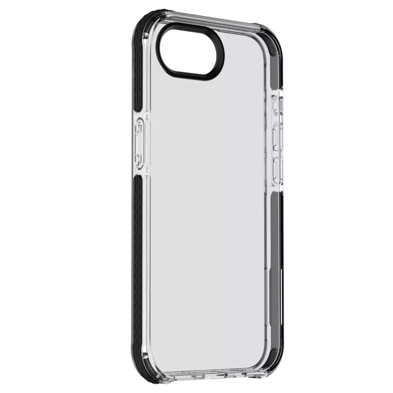 Cellularline Tetra Force Strong Guard - etui do iPhone 16e, ultraochronne, elastyczne, przeciwwstrząsowe z wbudowaną technologią antybakteryjną Microban®