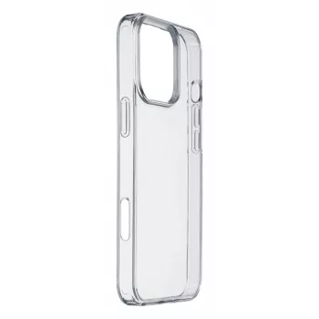 Cellularline Clear Protect - iPhone 16 Pro Max twarde etui z gumowymi krawędziami