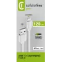 Cellularline przewód zasilający 120cm - Lightning Kabel Lightning do ładowania i przesyłania danych