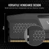 Corsair Vengeance, DDR5-6400, CL32, AMD EXPO + Intel XMP 3.0 - 32 GB Dual-Kit, grau