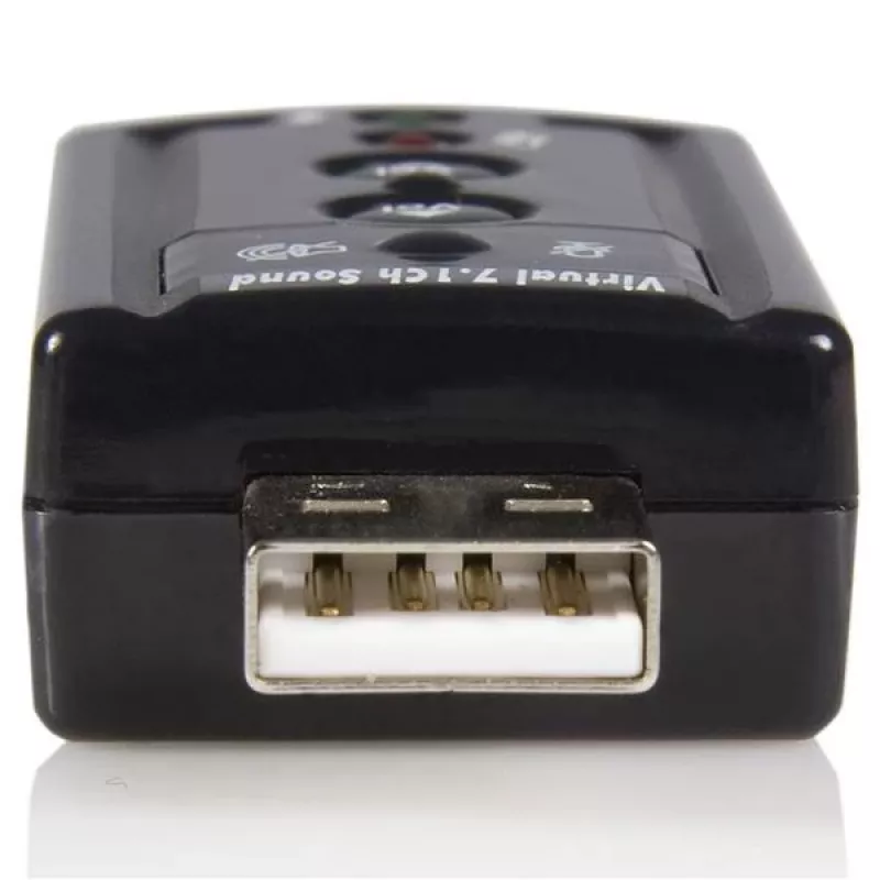 StarTech.com Wirtualna 7.1-kanałowa zewnętrzna karta dźwiękowa USB Stereo Audio Adapter