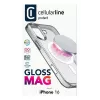 Cellularline Gloss Mag - iPhone 16 Etui magnetyczne do ładowania i mocowania do ładowarki MagSafe