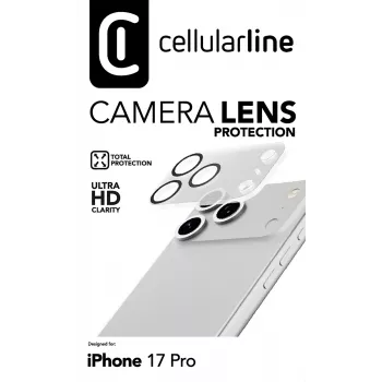 Obiektyw aparatu Cellularline - Ochrona aparatu iPhone 17 Pro