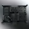 Obudowa komputerowa RAIJINTEK Paean — czarna, transparentna, ATX/Micro-ATX/Mini-ITX, 4x USB 3.2 Gen1, 3x 3,5 inch + 3x 2,5 inch wnęki