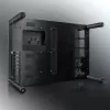 Obudowa komputerowa RAIJINTEK Paean — czarna, transparentna, ATX/Micro-ATX/Mini-ITX, 4x USB 3.2 Gen1, 3x 3,5 inch + 3x 2,5 inch wnęki