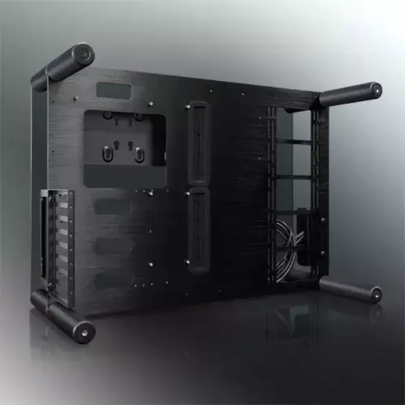 Obudowa komputerowa RAIJINTEK Paean — czarna, transparentna, ATX/Micro-ATX/Mini-ITX, 4x USB 3.2 Gen1, 3x 3,5 inch + 3x 2,5 inch wnęki