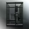 Obudowa komputerowa RAIJINTEK Paean — czarna, transparentna, ATX/Micro-ATX/Mini-ITX, 4x USB 3.2 Gen1, 3x 3,5 inch + 3x 2,5 inch wnęki