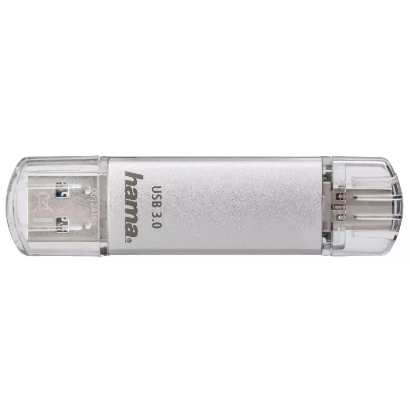 Hama C-Laeta USB flash drive 128 GB USB Type-A / USB Type-C 3.2 Gen 1 (3.1 Gen 1) srebrny
