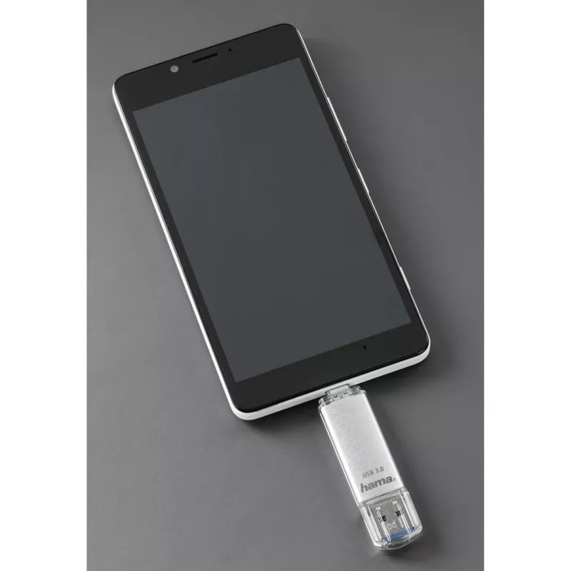 Hama C-Laeta USB flash drive 128 GB USB Type-A / USB Type-C 3.2 Gen 1 (3.1 Gen 1) srebrny
