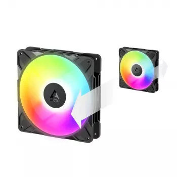 Wentylator obudowy 140 mm Arctic Freezer P14 Pro Reverse A-RGB — PWM, 140 mm, 166,5 m³/h, 5,1 mmH2O, FDB, czarny
