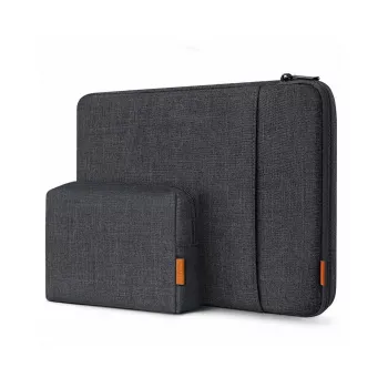 Etui Inateck LB01006 na laptopa 15 cali (38,1 cm), czarno-szare