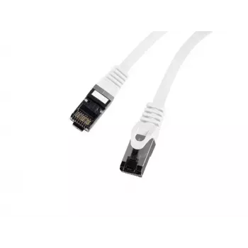 Kabel sieciowy LANBERG Cat8.1 S/FTP (S-STP) RJ-45 na RJ-45 biały 0,5 m