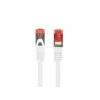 Sieciowy kabel krosowy LANBERG PCF6-10CU-0050-W Cat6 S/FTP (S-STP) Biały 0.5 m RJ-45–RJ-45