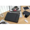 Pokrowiec Inateck LB01006 do laptopów 35,6 cm (14 cali), szary, powierzchnia monochromatyczna