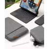 Pokrowiec Inateck LB01006 do laptopów 35,6 cm (14 cali), szary, powierzchnia monochromatyczna