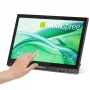 HANNspree HT165HPB 15.6 cala (39.6 cm) Full HD IPS LCD monitor dotykowy 1920×1080, 15 ms, VESA, głośniki, czarny