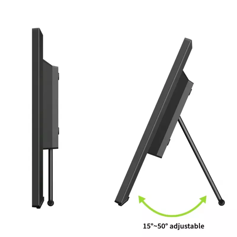 HANNspree HT165HPB 15.6 cala (39.6 cm) Full HD IPS LCD monitor dotykowy 1920×1080, 15 ms, VESA, głośniki, czarny