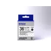 Epson Label Cartridge Transparent LK-7TBN Czarny/Przezroczysty 36mm (9m)