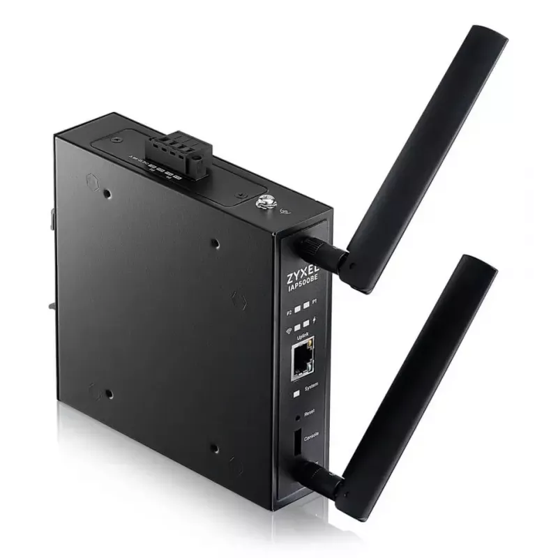 Punkt dostępowy bezprzewodowy Zyxel IAP500BE — dwuzakresowy 2,4/5 GHz, 5012 Mbit/s, PoE, 1×RJ-45, anteny zewnętrzne, czarny