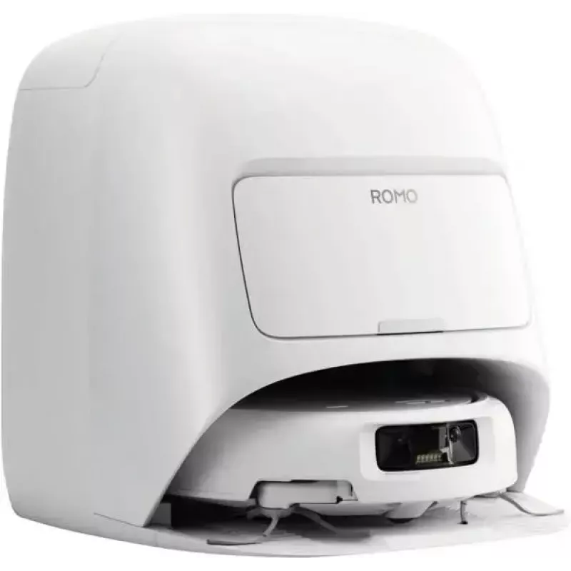 Robot odkurzająco-mopujący DJI ROMO S (wersja ze zbiornikiem na wodę) — Biały, 4,4 kg, pojemność na kurz 0,26 l, zbiorniki na czystą wodę 4 l / na brudną wodę 3,2 l, 5000 mAh