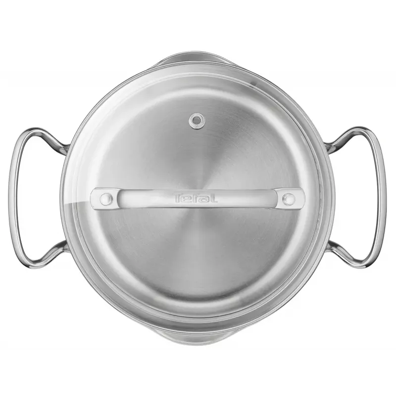 Zestaw garnków Tefal Duetto+ G719S7, stal nierdzewna, 7 szt. (rondle Ø16/20/24 cm, garnek Ø16 cm), indukcja, pokrywki, piekarnik do 250°C