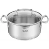 Zestaw garnków Tefal Duetto+ G719S7, stal nierdzewna, 7 szt. (rondle Ø16/20/24 cm, garnek Ø16 cm), indukcja, pokrywki, piekarnik do 250°C