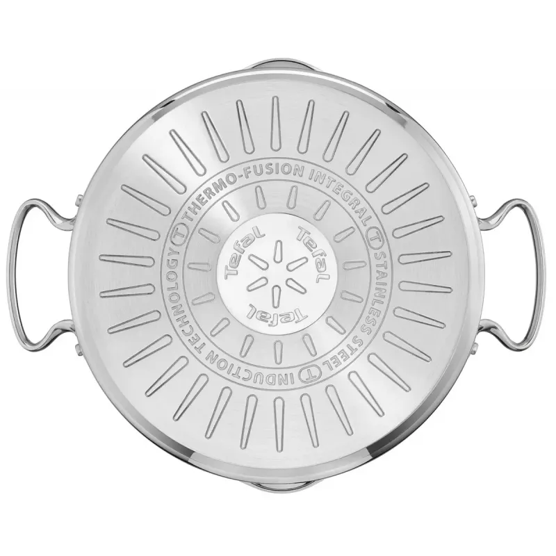 Zestaw garnków Tefal Duetto+ G719S7, stal nierdzewna, 7 szt. (rondle Ø16/20/24 cm, garnek Ø16 cm), indukcja, pokrywki, piekarnik do 250°C