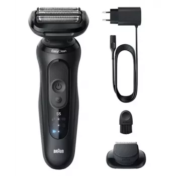 Golarka foliowa Braun Series 5 52-N1200S Czarna Akumulator litowo-jonowy