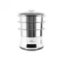 Tefal Convenient Series Deluxe VC502D parowar 3 kosze Blat 900 W Stal nierdzewna, Biały