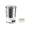 Tefal Convenient Series Deluxe VC502D parowar 3 kosze Blat 900 W Stal nierdzewna, Biały