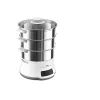Tefal Convenient Series Deluxe VC502D parowar 3 kosze Blat 900 W Stal nierdzewna, Biały