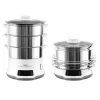 Tefal Convenient Series Deluxe VC502D parowar 3 kosze Blat 900 W Stal nierdzewna, Biały