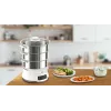 Tefal Convenient Series Deluxe VC502D parowar 3 kosze Blat 900 W Stal nierdzewna, Biały