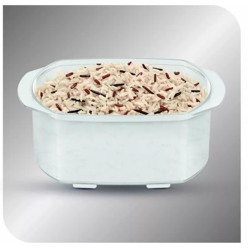 Tefal Convenient Series Deluxe VC502D parowar 3 kosze Blat 900 W Stal nierdzewna, Biały