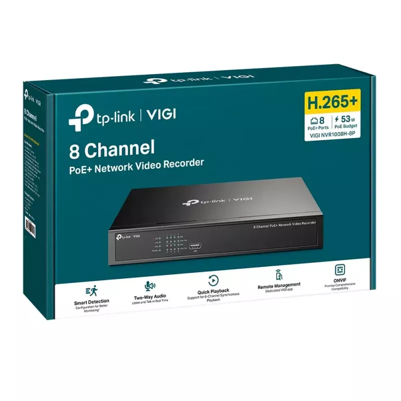 Rejestrator sieciowy TP-Link VIGI NVR1008H-8P