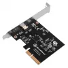 Silverstone ECU06 wewnętrzny adapter USB 3.2 Gen 2 PCIe Low-profile