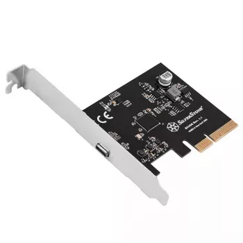 Silverstone ECU06 wewnętrzny adapter USB 3.2 Gen 2 PCIe Low-profile