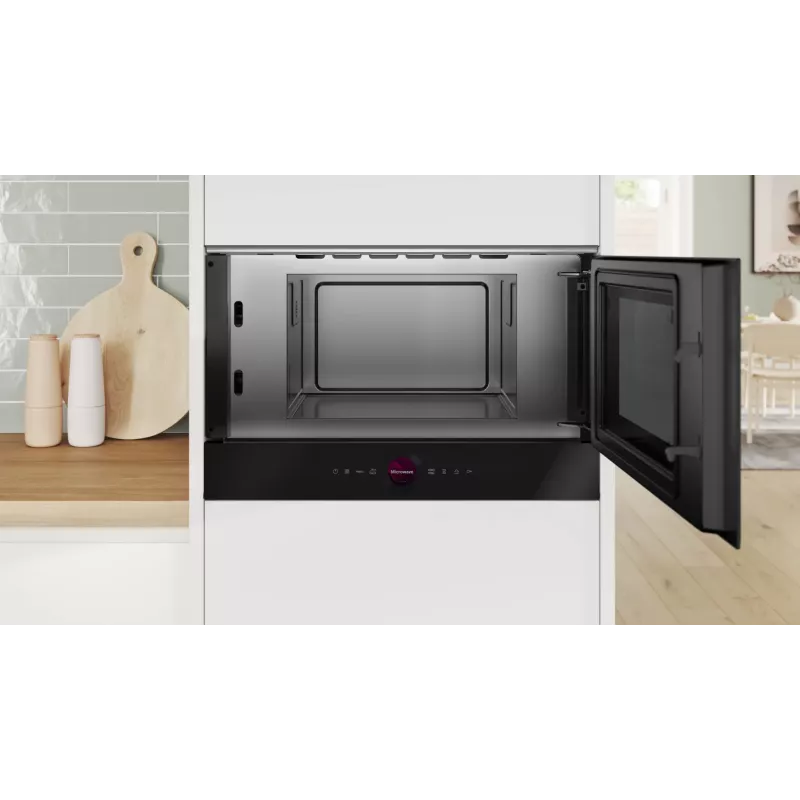 Bosch Serie 8 BFR7221B1 kuchenka mikrofalowa Czarny Kuchenka mikrofalowa wolnostojąca Do zabudowy 21 L 900 W