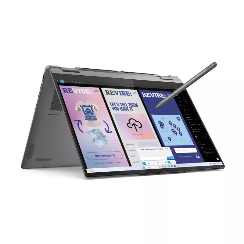 Laptop Lenovo YOGA 7 2-w-1 14 cali Ultra 5 226V, 16GB LPDDR5x, 1TB NVMe, OLED WUXGA, Windows 11 Home, Luna Grey
