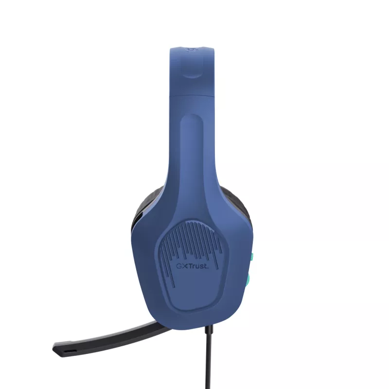 Trust GXT 415B Zirox Zestaw słuchawkowy Przewodowy Head-band Gaming Niebieski