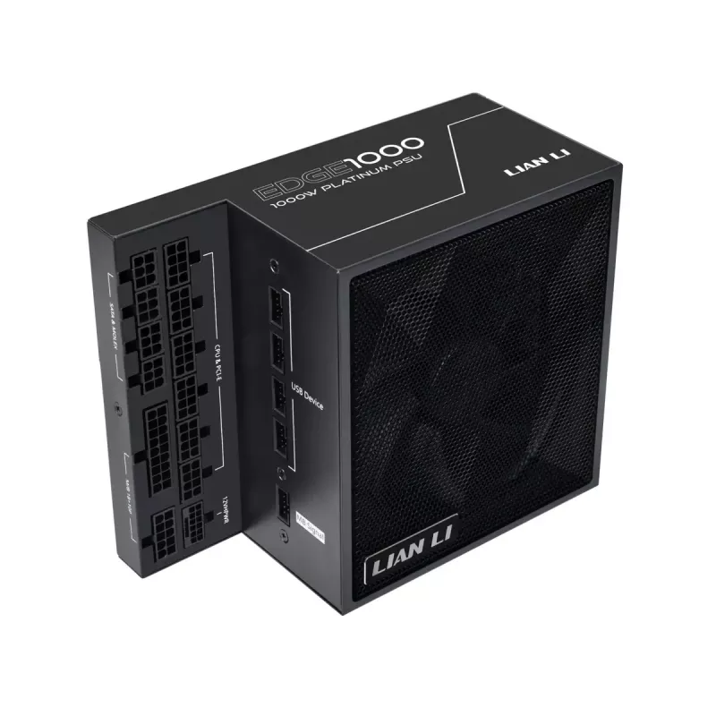 Lian Li EDGE EG1000 1000 W ATX 3.1 zasilacz, 80 PLUS Platinum, czarny