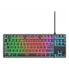 Tenkeyless klawiatura gamingowa TRUST GXT 833 Thado, TKL 87 klawiszy, USB, QWERTY US, membranowa, RGB, czarna