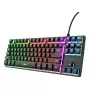 Tenkeyless klawiatura gamingowa TRUST GXT 833 Thado, TKL 87 klawiszy, USB, QWERTY US, membranowa, RGB, czarna