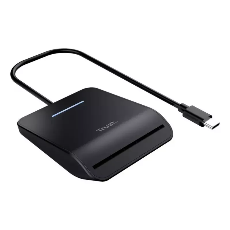 Trust Primo czytnik kart inteligentnych Wewnętrzny USB USB Typu-C Czarny
