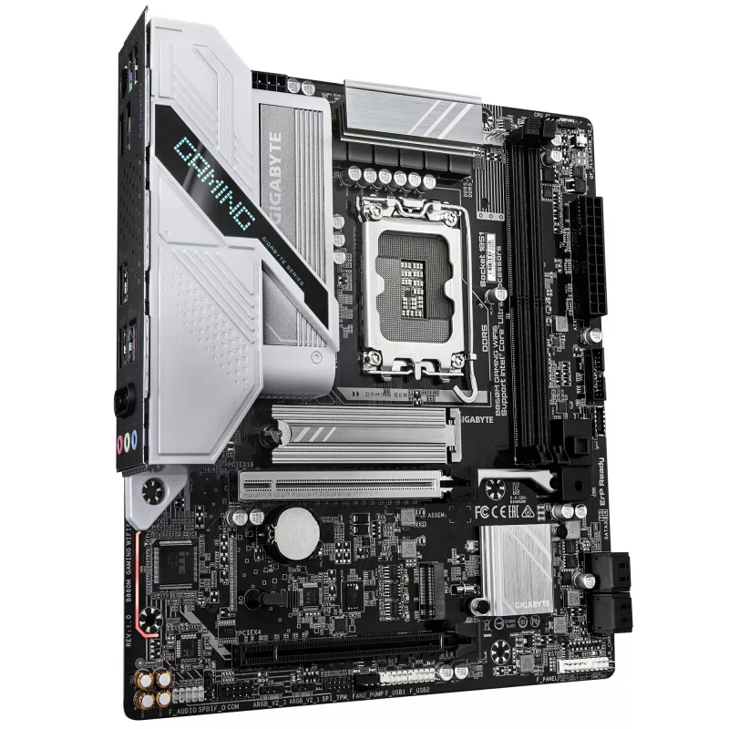 Płyta główna GIGABYTE B860M GAMING WIFI6 — Micro ATX, LGA 1851, DDR5 do 9066 MHz, 2 DIMM, PCIe 5.0, 2.5GbE, Wi‑Fi 6E