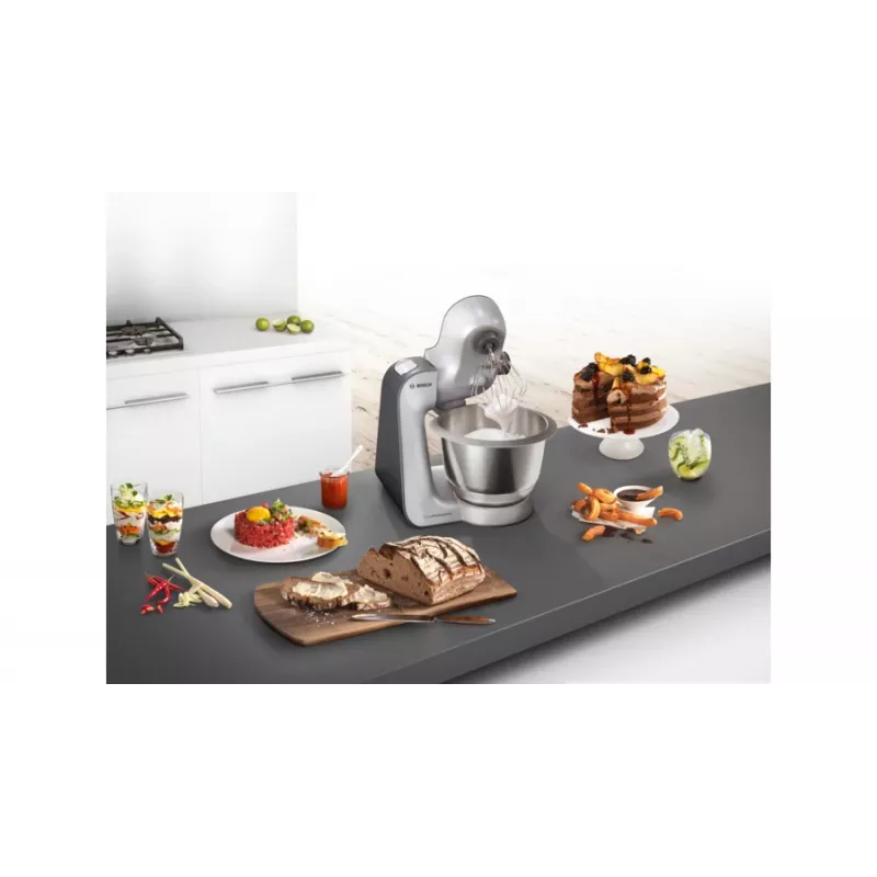 Robot kuchenny Bosch MUM59S81DE 1000 W 3,9 l czarny, stal nierdzewna