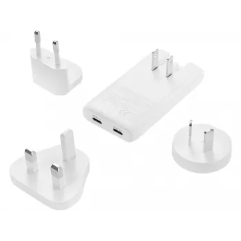 Sandberg 4in1 TravelCharger 65W biały, do użytku wewnętrznego, AC, 20 V, biały