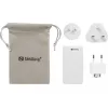 Sandberg 4in1 TravelCharger 65W biały, do użytku wewnętrznego, AC, 20 V, biały