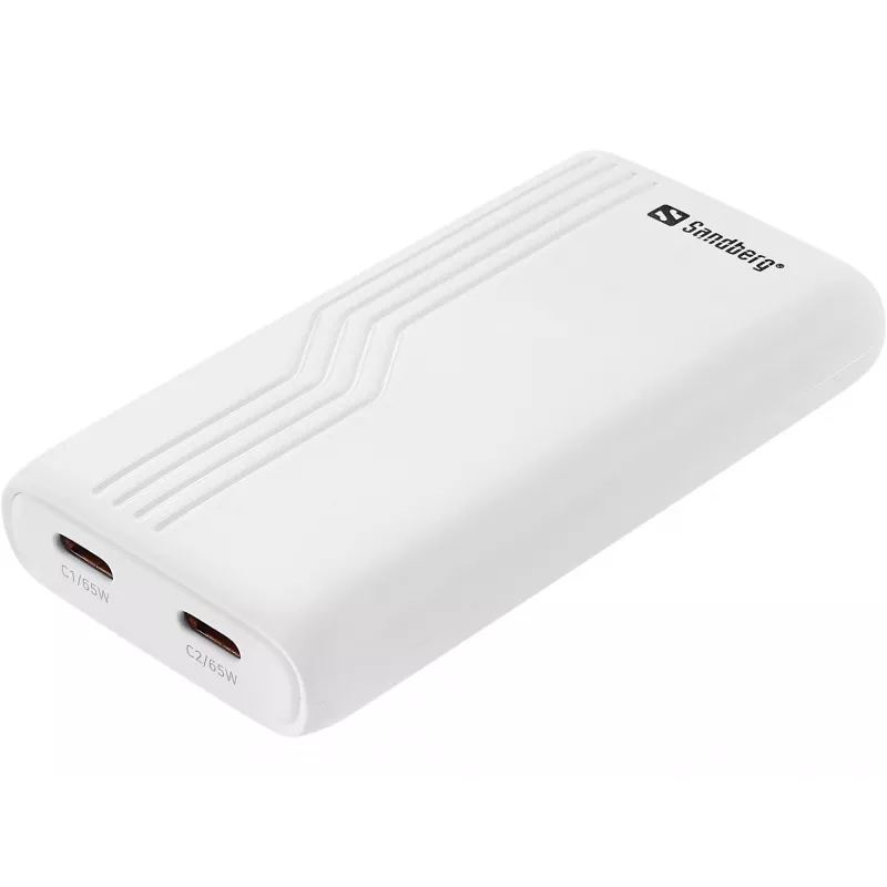 Sandberg 4in1 TravelCharger 65W biały, do użytku wewnętrznego, AC, 20 V, biały